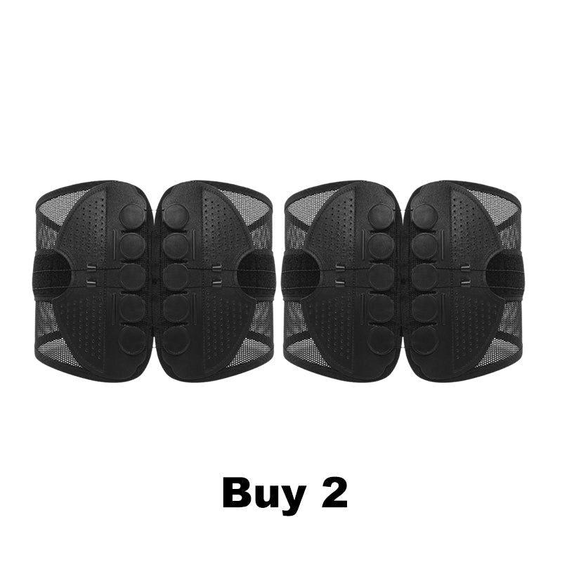 ✨Relieve Back Pain Anytime, Anywhere🎉Adjustable Double Pulley Breathab