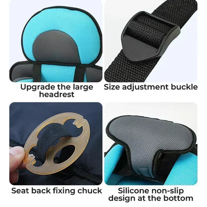 🚗 49% OFF! Portable Child Car Seat | Compact & Easy to Carry | Convenient Travel & Everyday Car Safety Seat 👶