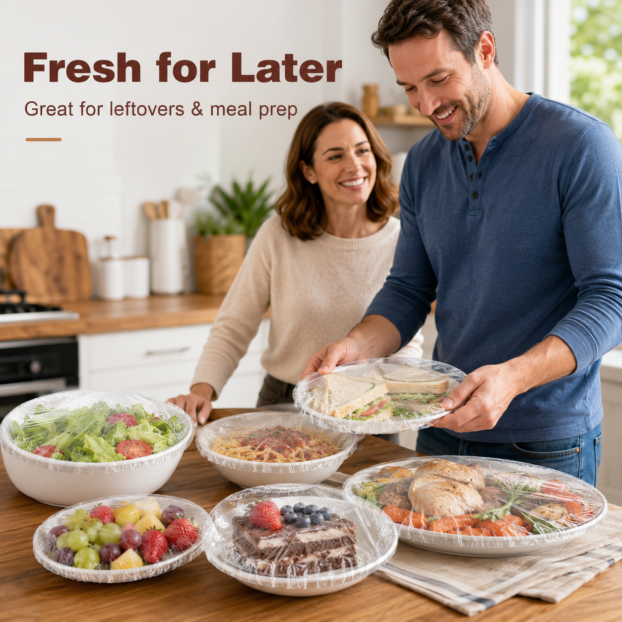 ⏳LAST DAY SALE ONLY ￡6.99!🔥Disposable Stretch Food Covers for Bowls & Plates