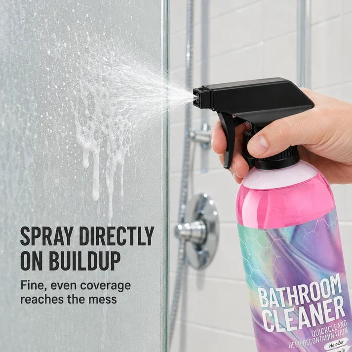 ✨ Bathroom Cleaner: Sparkle in Seconds, No Harsh Fumes