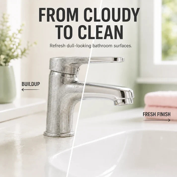 ✨ Bathroom Cleaner: Sparkle in Seconds, No Harsh Fumes
