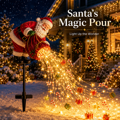 🎅Christmas Early Discount 49% Off 🎁 Santa's Magic Pour – Flowing LED Christmas Garden Light