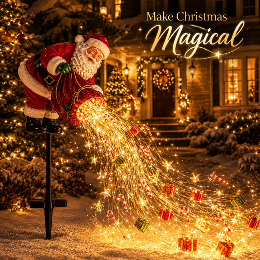 🎅Christmas Early Discount 49% Off 🎁 Santa's Magic Pour – Flowing LED Christmas Garden Light