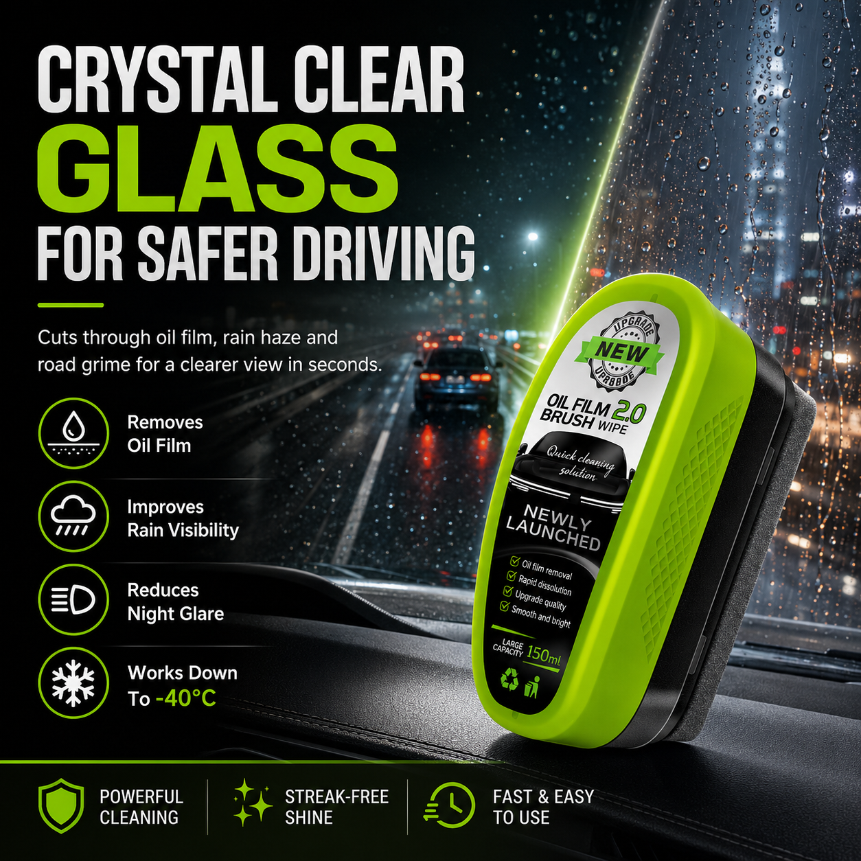✨Car Glass Cleaning Wipe