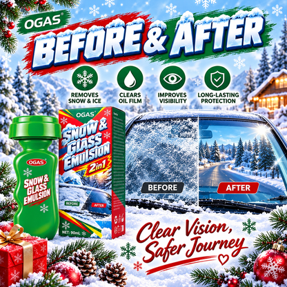 🚗2-in-1 Snow & Glass Cleaner – Winter Windscreen Care with Built-In Applicator❄️