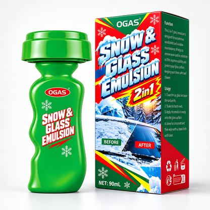 🚗2-in-1 Snow & Glass Cleaner – Winter Windscreen Care with Built-In Applicator❄️