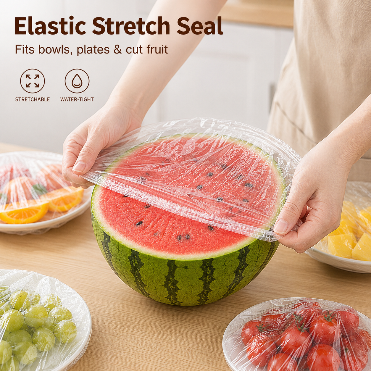 ⏳LAST DAY SALE ONLY ￡6.99!🔥Disposable Stretch Food Covers for Bowls & Plates