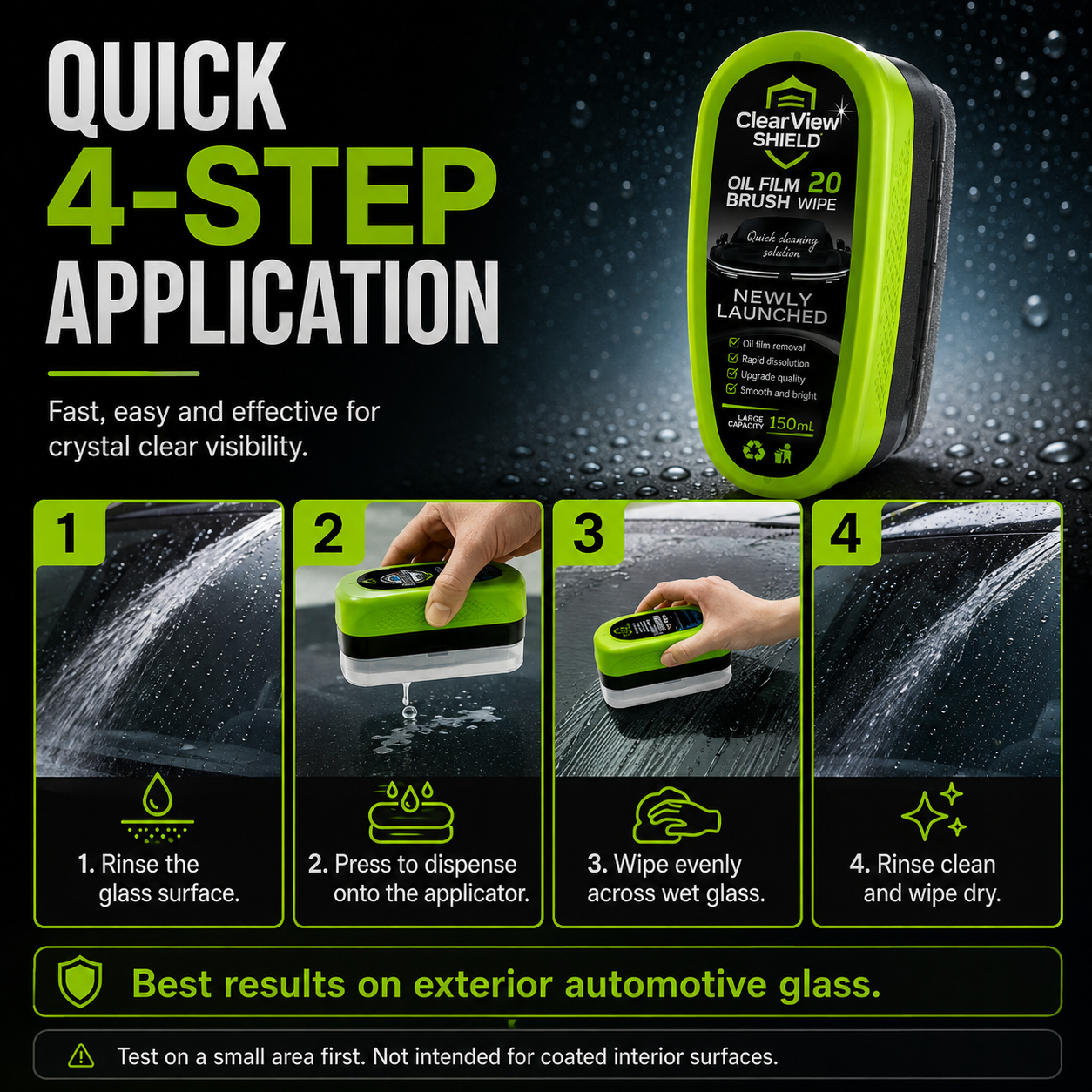 ✨Car Glass Cleaning Wipe