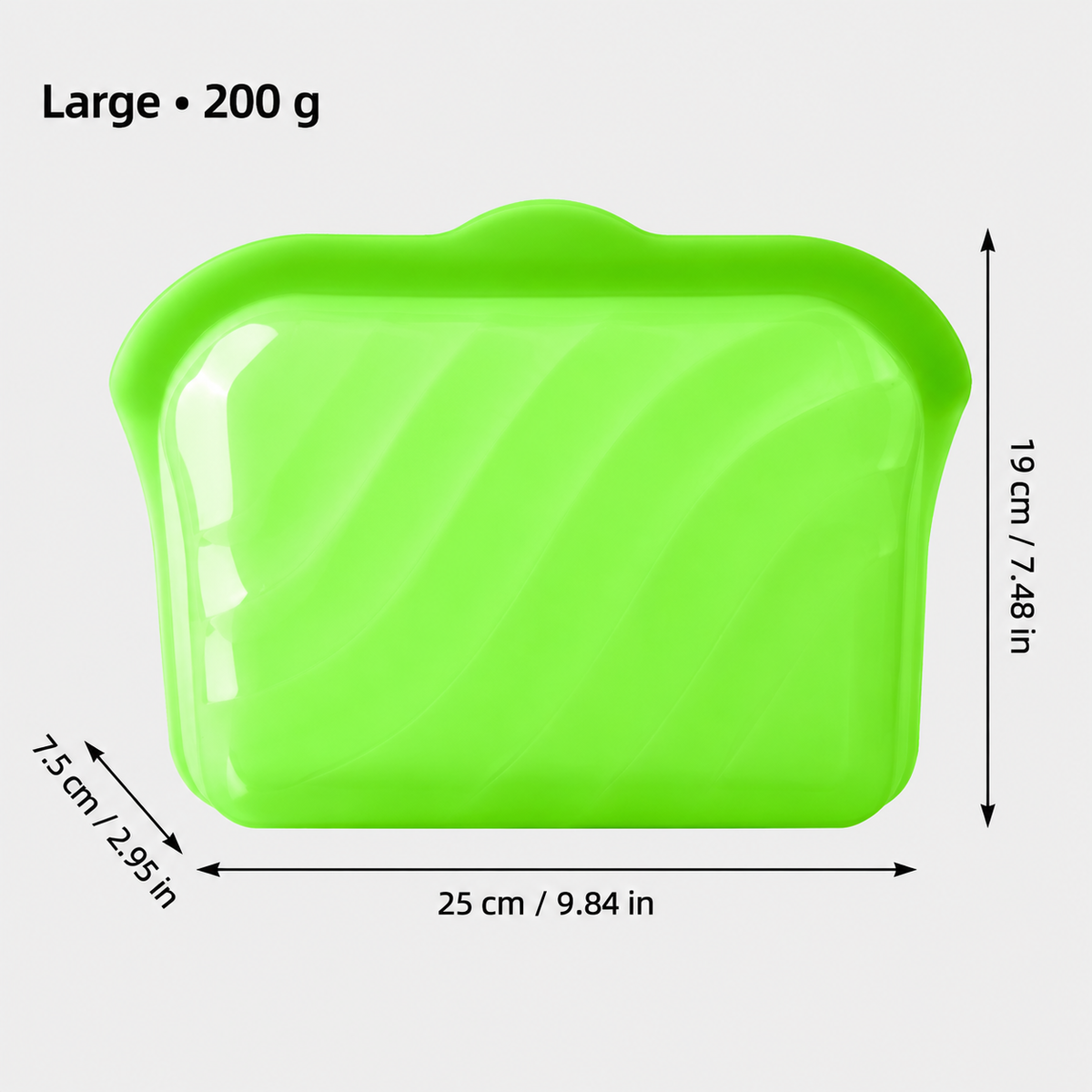 🥪 2-in-1 Silicone Food Bag – Store It, Open It, Eat From It