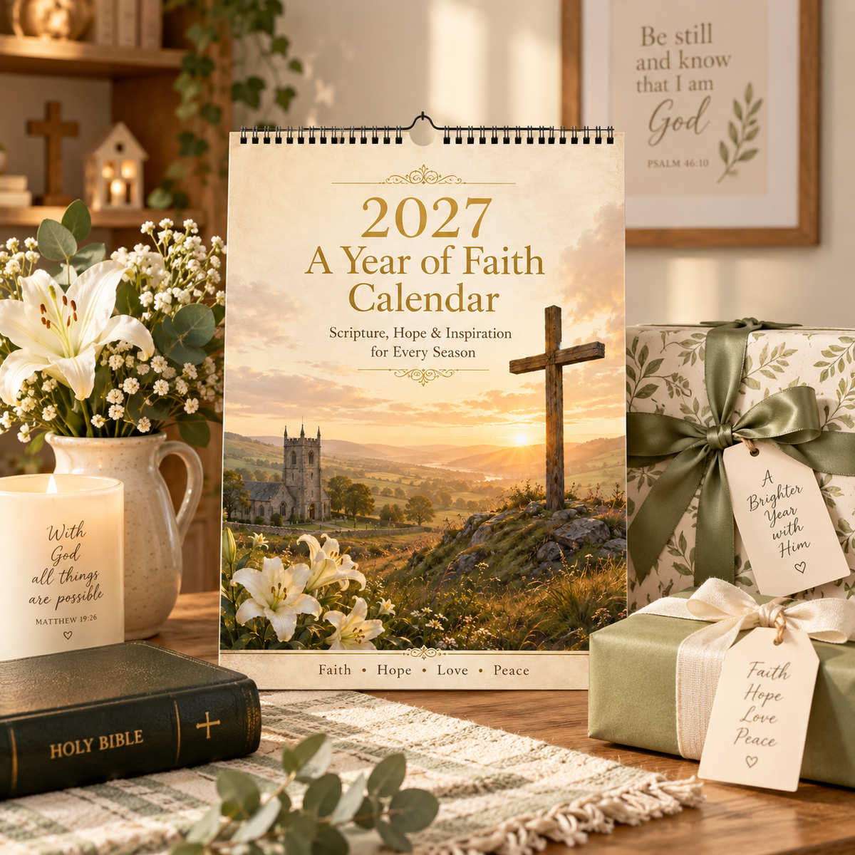 ✝️2027 A Year of Faith Calendar