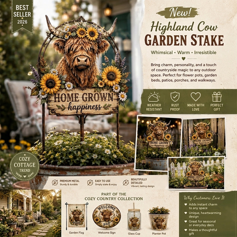 🌻 Highland Cow Cozy Country Collection | Home Grown Happiness
