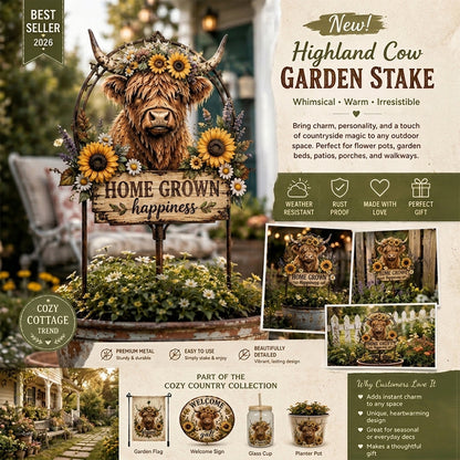 🌻 Highland Cow Cozy Country Collection | Home Grown Happiness
