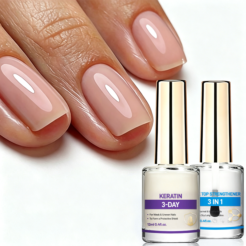 💜✨Lilac Glossy Mirror Nail Strengthener