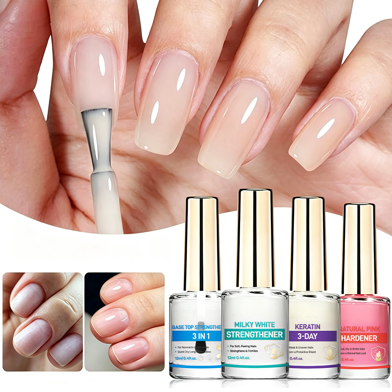 💜✨Lilac Glossy Mirror Nail Strengthener