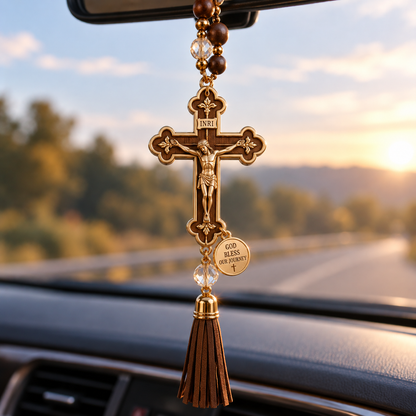 🙏 Christian Car Rearview Mirror Charm