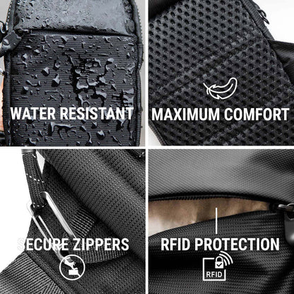 TYIIPRO™ Anti-Theft Everyday Sling Bag – Lightweight Crossbody Travel Pack