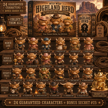 🐮24‑Day Highland Cow Advent Calendar