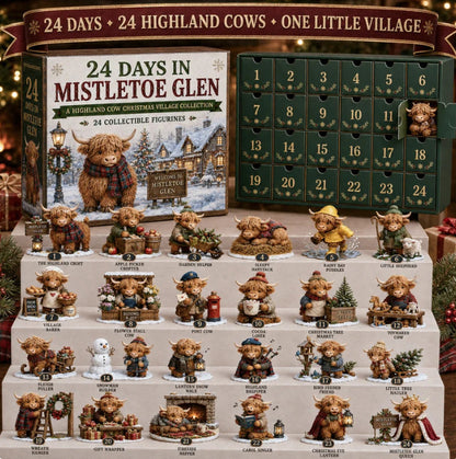 🐮24‑Day Highland Cow Advent Calendar