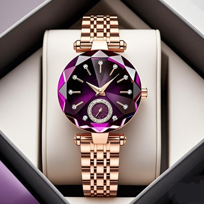🌟🌟Women's Luxury Shiny Waterproof Stainless Steel Watch