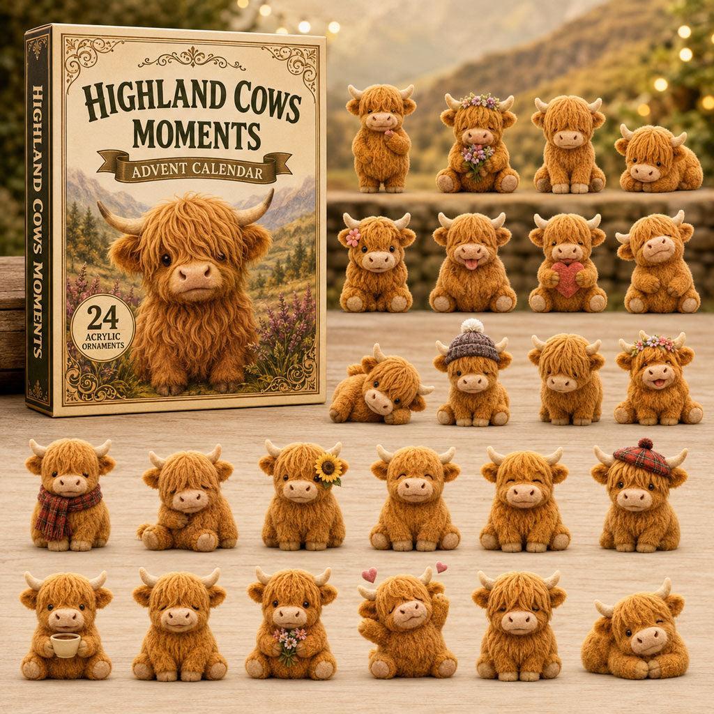🐮24‑Day Highland Cow Advent Calendar