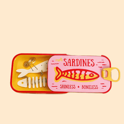 🐟Sardine Tin Travel Jewelry Case