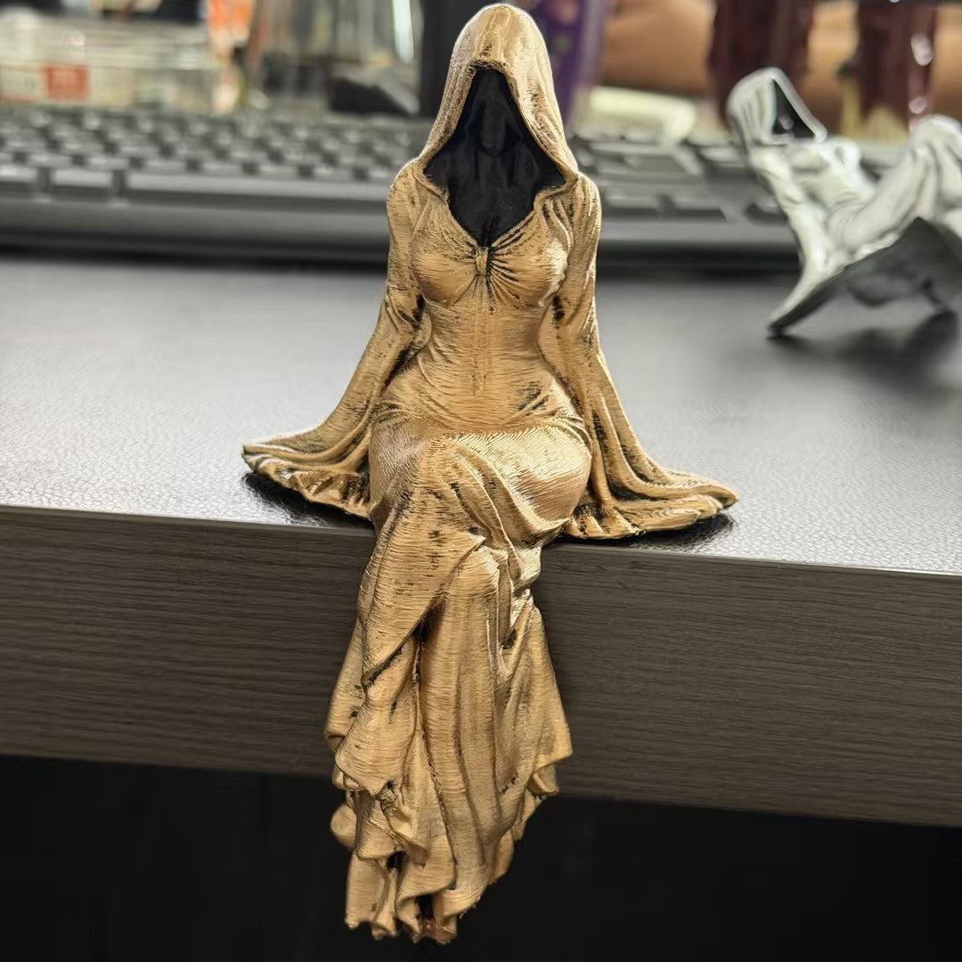 🎁Gothic Elegance Lady Death Statue