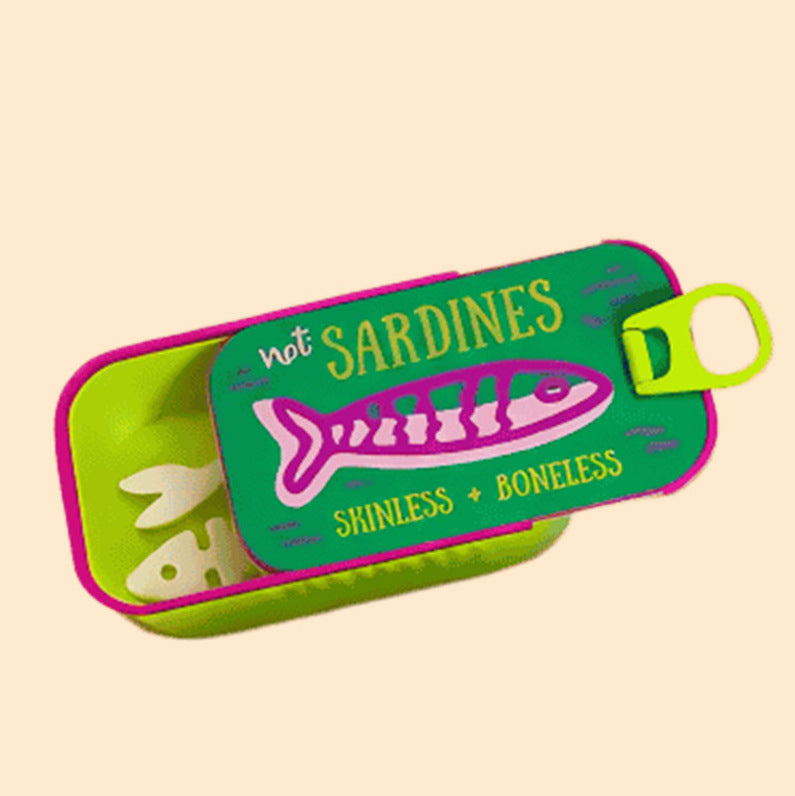 🐟Sardine Tin Travel Jewelry Case