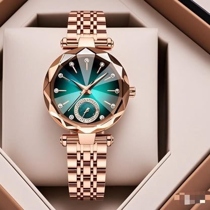 🌟🌟Women's Luxury Shiny Waterproof Stainless Steel Watch