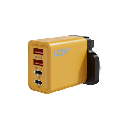 ⚡Portable Fast Charger, Type C/USB A Dual Ports Adapter,4 in 1 Fast Charging Cable & Data Sync