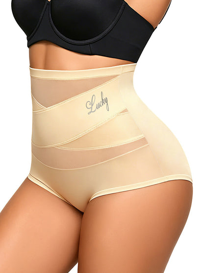 💖Last Day-Buy 1 Get 3 Packs💖Plus-Size High-Waist Cross Tummy Control Panties