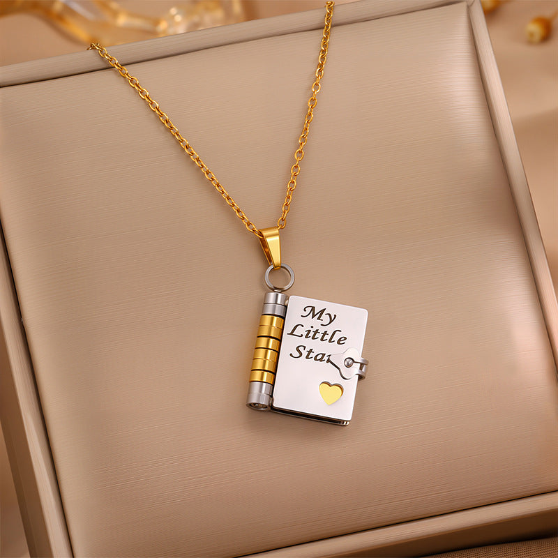 💥 For Granddaughter - The Most Beautiful Chapter Book Necklace