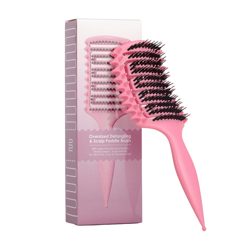📢📢46% OFF !! ⏰Ventilated Detangling Brush for Curly Hair