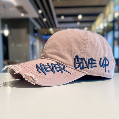 🧢“NEVER GIVE UP” Embroidered Cap