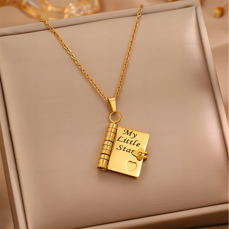 💥 For Granddaughter - The Most Beautiful Chapter Book Necklace