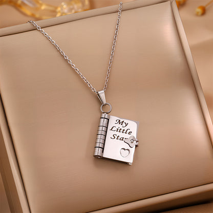 💥 For Granddaughter - The Most Beautiful Chapter Book Necklace