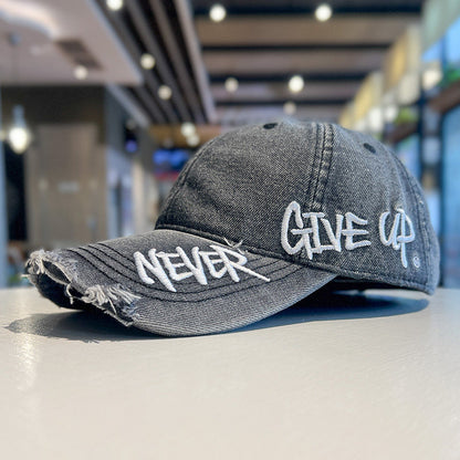 🧢“NEVER GIVE UP” Embroidered Cap