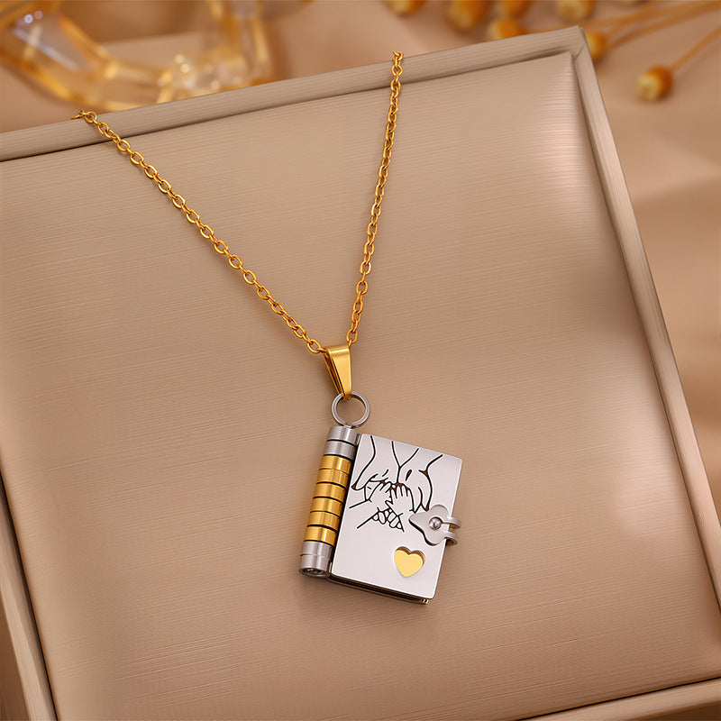 💥 For Granddaughter - The Most Beautiful Chapter Book Necklace