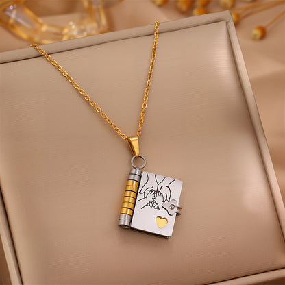 💥 For Granddaughter - The Most Beautiful Chapter Book Necklace