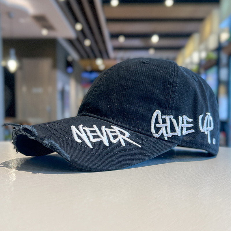 🧢“NEVER GIVE UP” Embroidered Cap