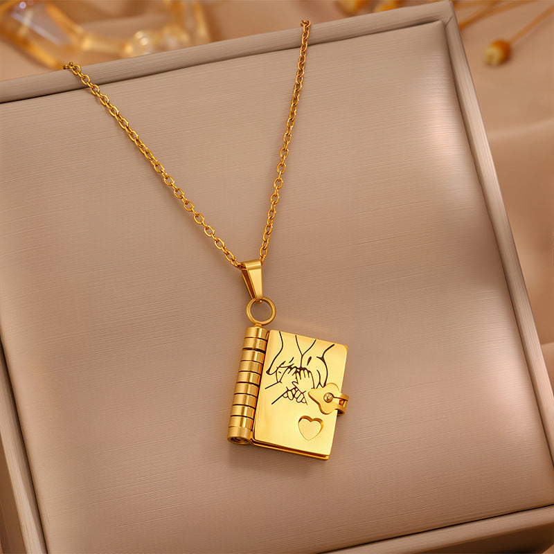 💥 For Granddaughter - The Most Beautiful Chapter Book Necklace