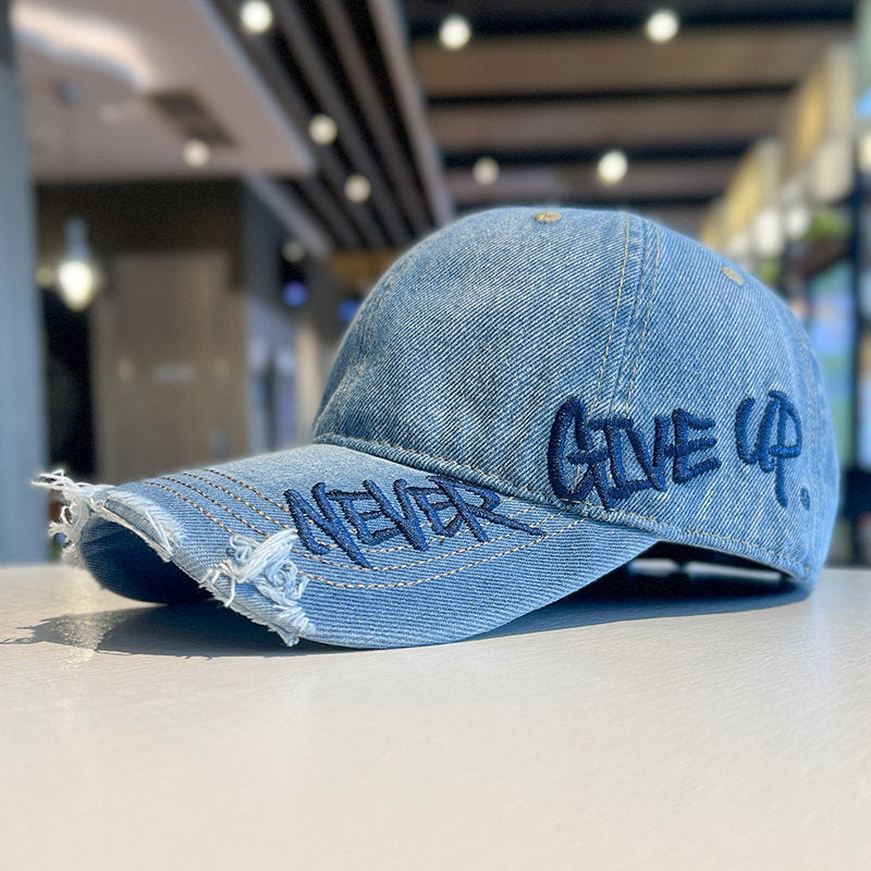 🧢“NEVER GIVE UP” Embroidered Cap