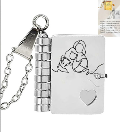 💥 For Granddaughter - The Most Beautiful Chapter Book Necklace