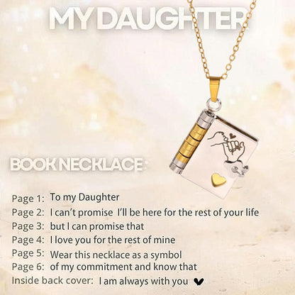 💥 For Granddaughter - The Most Beautiful Chapter Book Necklace