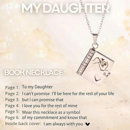 💥 For Granddaughter - The Most Beautiful Chapter Book Necklace