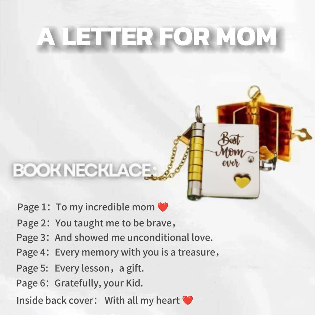 💥 For Granddaughter - The Most Beautiful Chapter Book Necklace