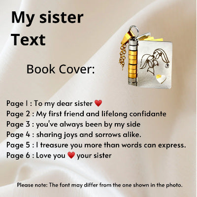 💥 For Granddaughter - The Most Beautiful Chapter Book Necklace