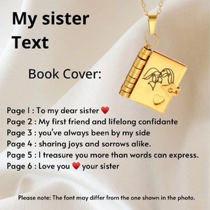 💥 For Granddaughter - The Most Beautiful Chapter Book Necklace