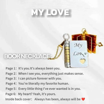 💥 For Granddaughter - The Most Beautiful Chapter Book Necklace