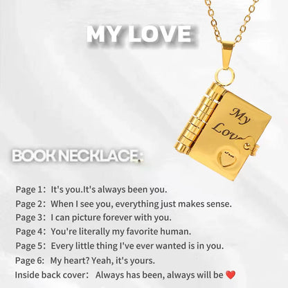 💥 For Granddaughter - The Most Beautiful Chapter Book Necklace