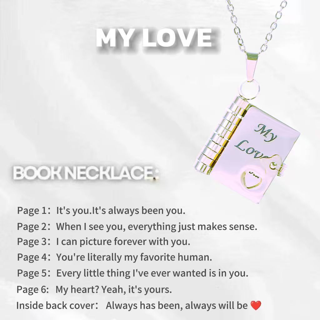 💥 For Granddaughter - The Most Beautiful Chapter Book Necklace